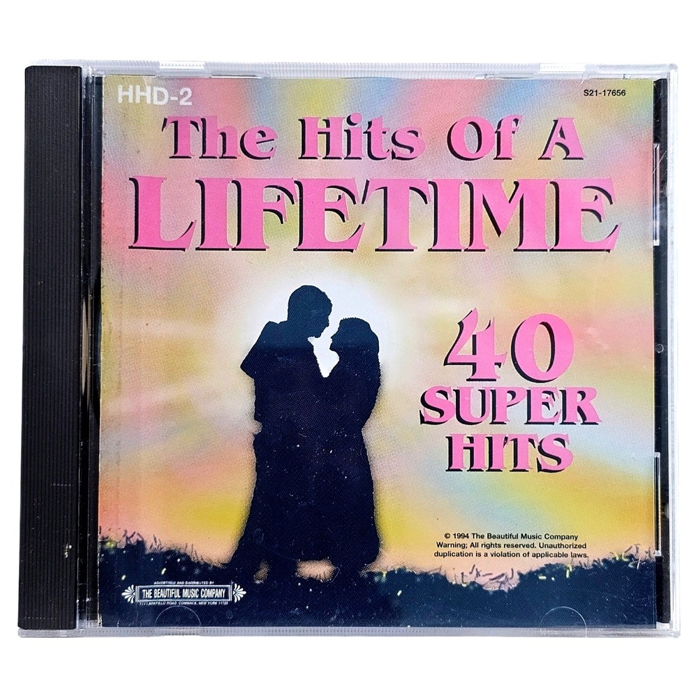 The Hits of a Lifetime CD Disc 2 Beautiful Music Company‎ S21-17656 EUC Vintage